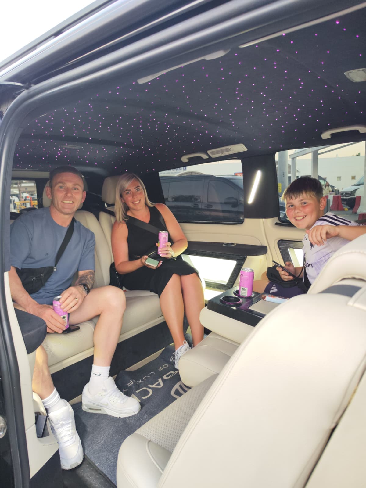 Family airport transfer